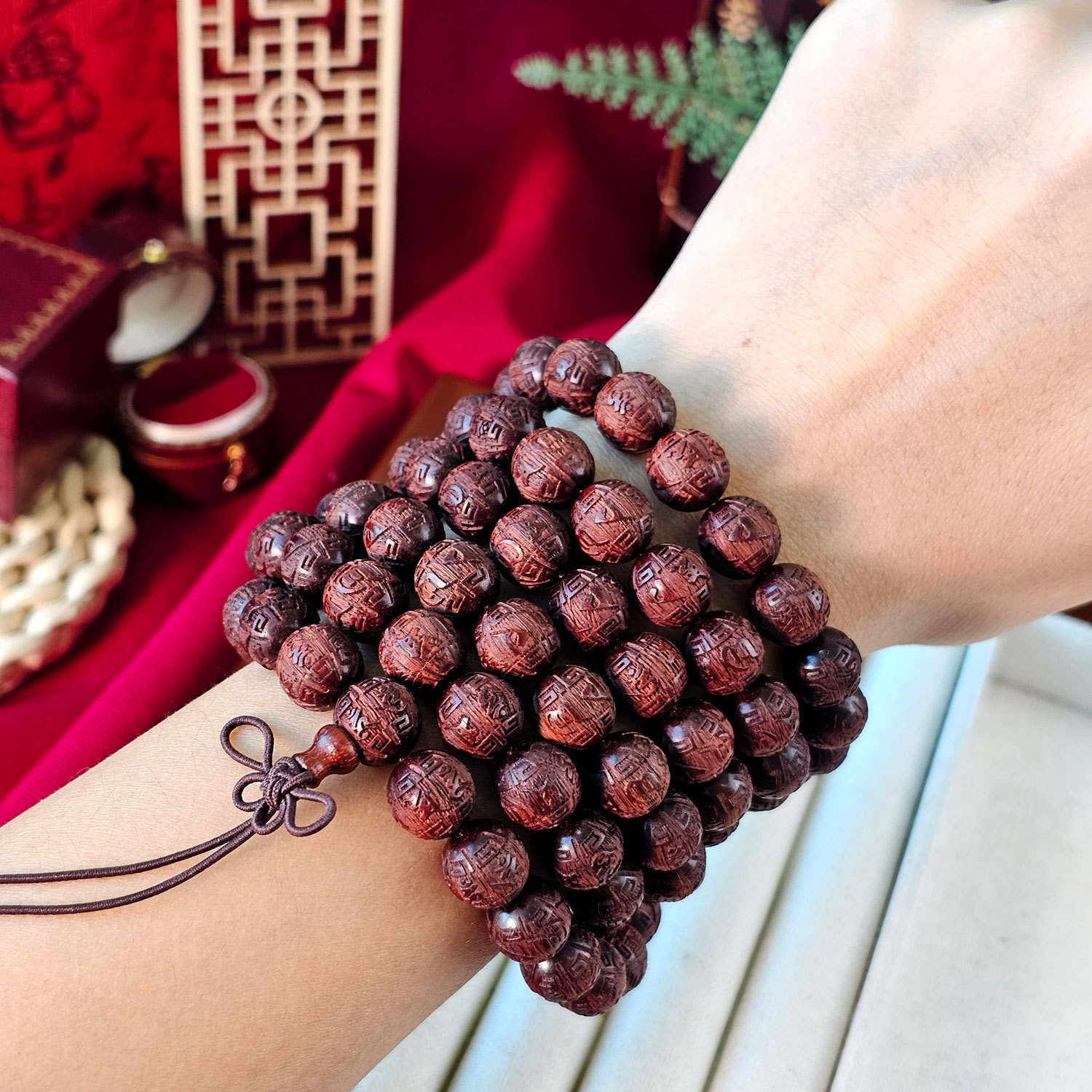 17 Mar - Wood Rosary