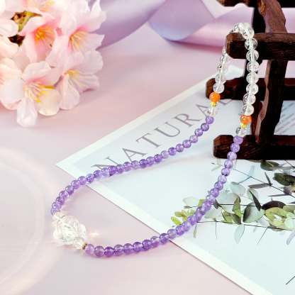 Amethyst Double Layer Bracelet