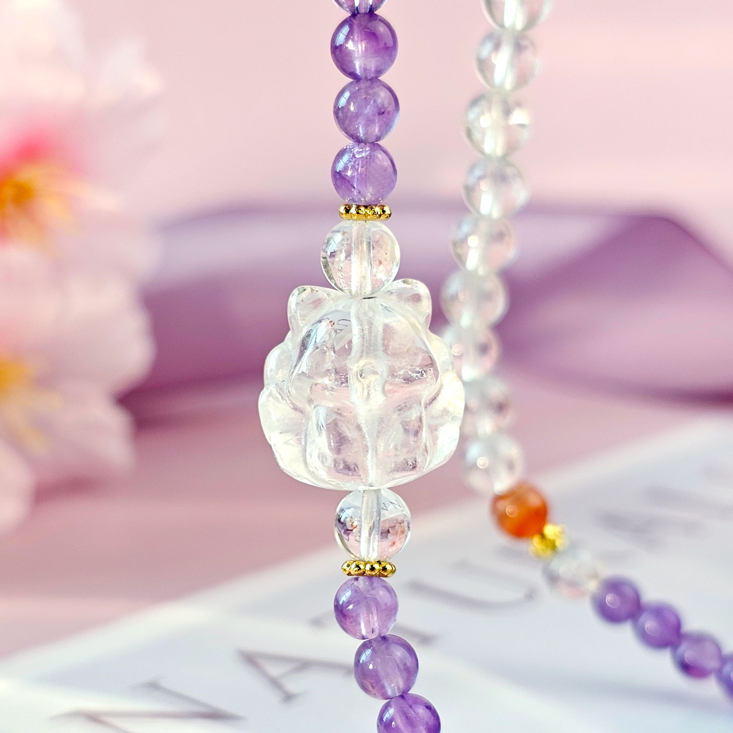 Amethyst Double Layer Bracelet