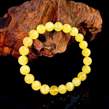 Russian Beeswax Amber Bracelet