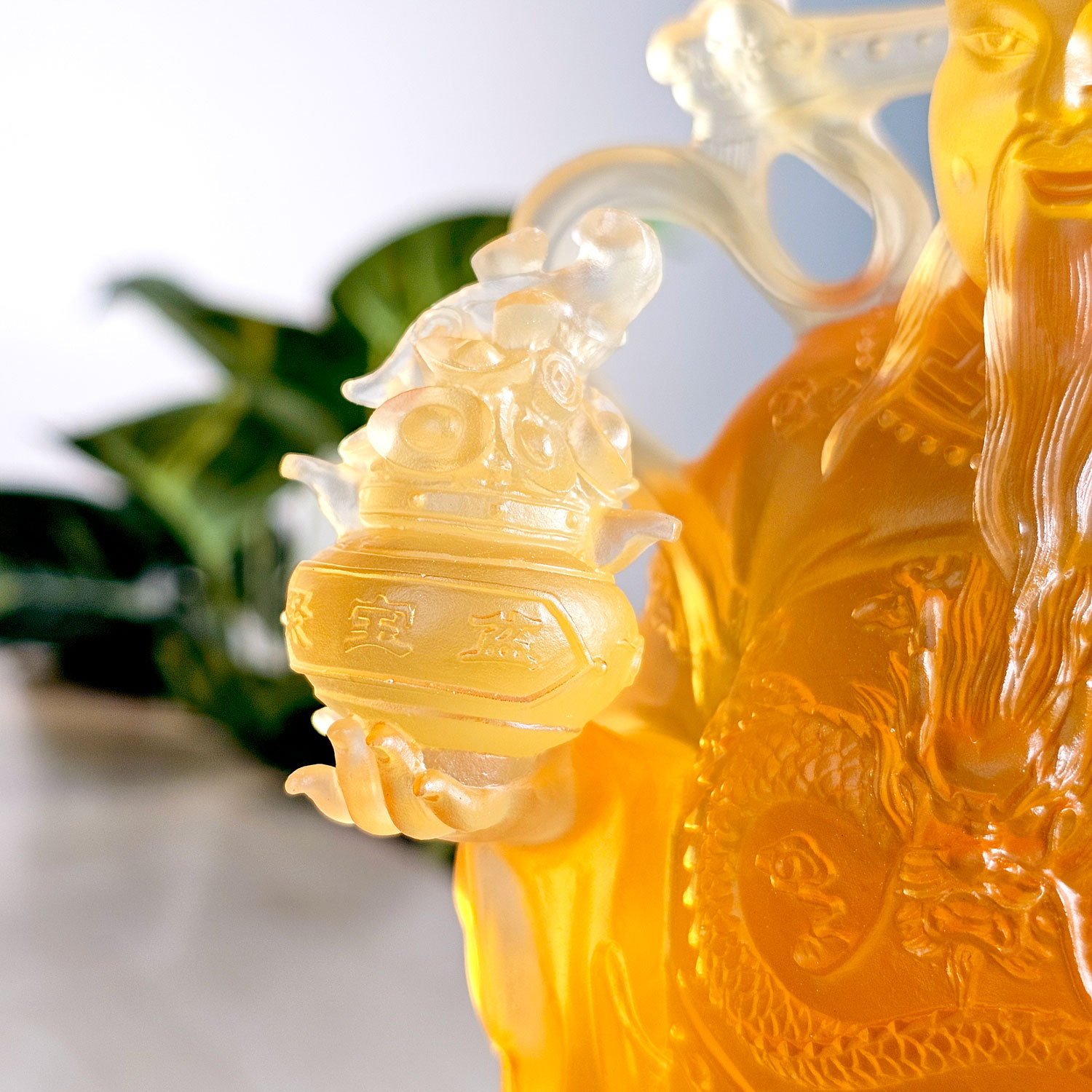 Yellow Liu Li God of Wealth