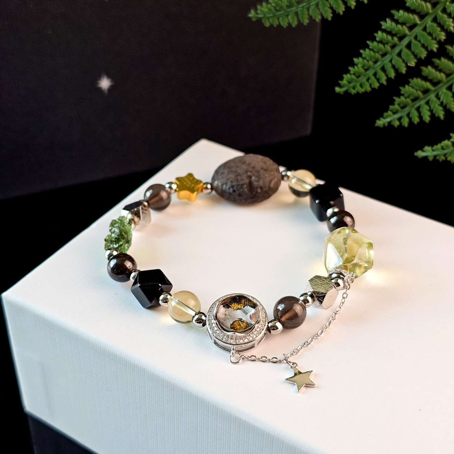 Multi Meteorite Design Bracelet