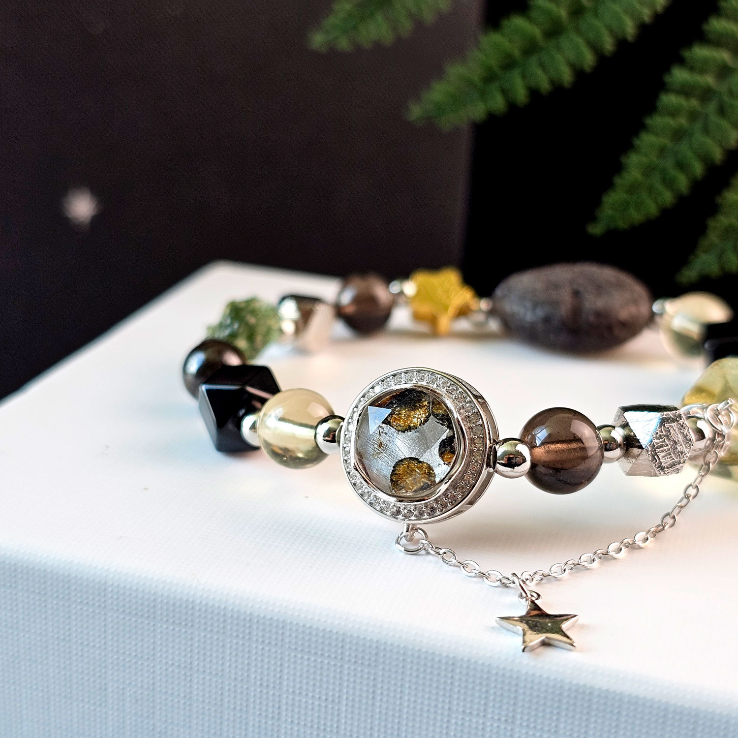 Multi Meteorite Design Bracelet