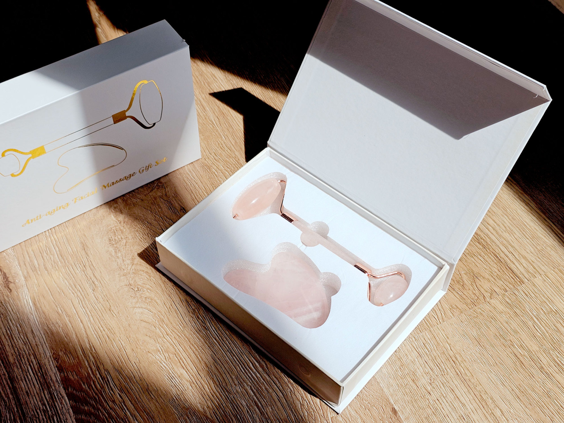 Rose Quartz Massage Set