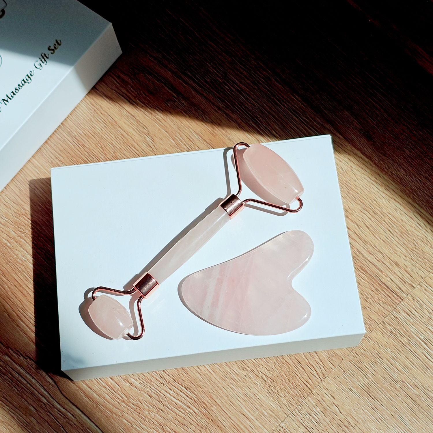 Rose Quartz Massage Set