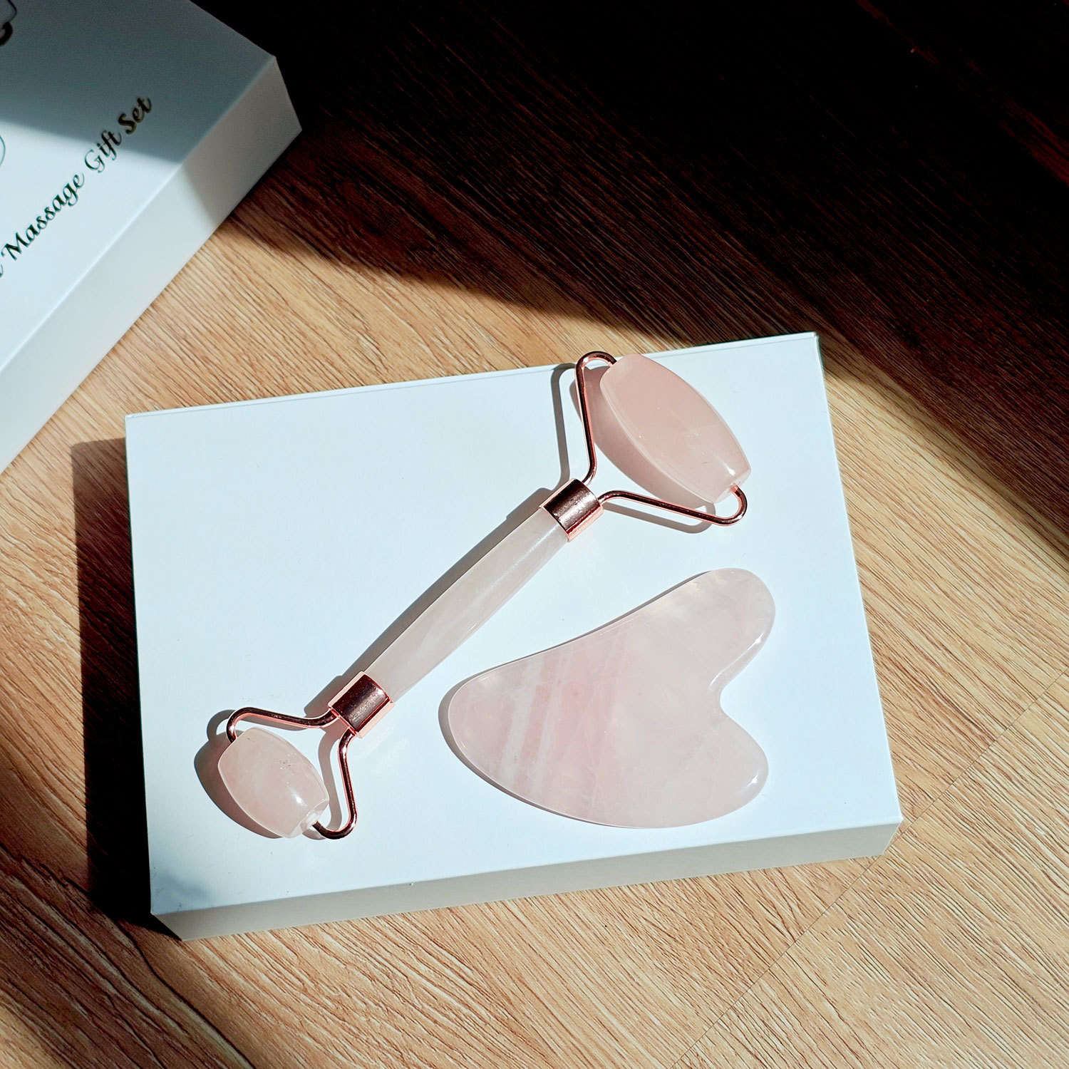 Rose Quartz Massage Set