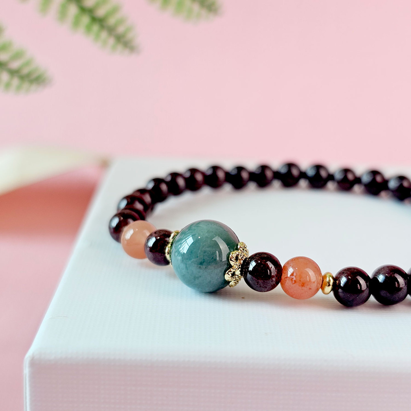 Red Garnet DIY Bracelet