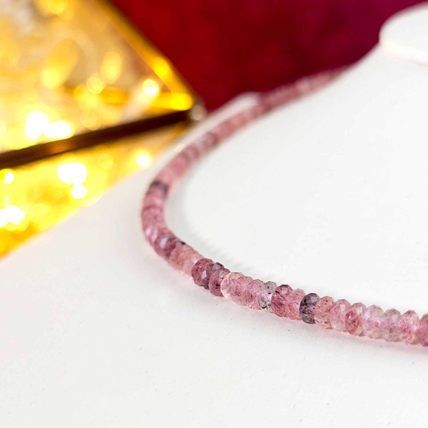 Strawberry Quartz Necklace