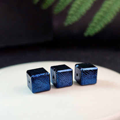 Atlay Meteorite Cube Charm - Blue