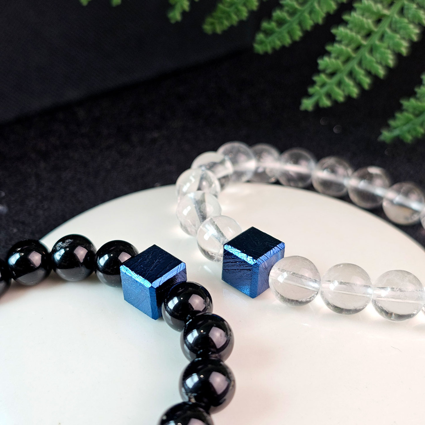 Atlay Meteorite Cube Charm - Blue