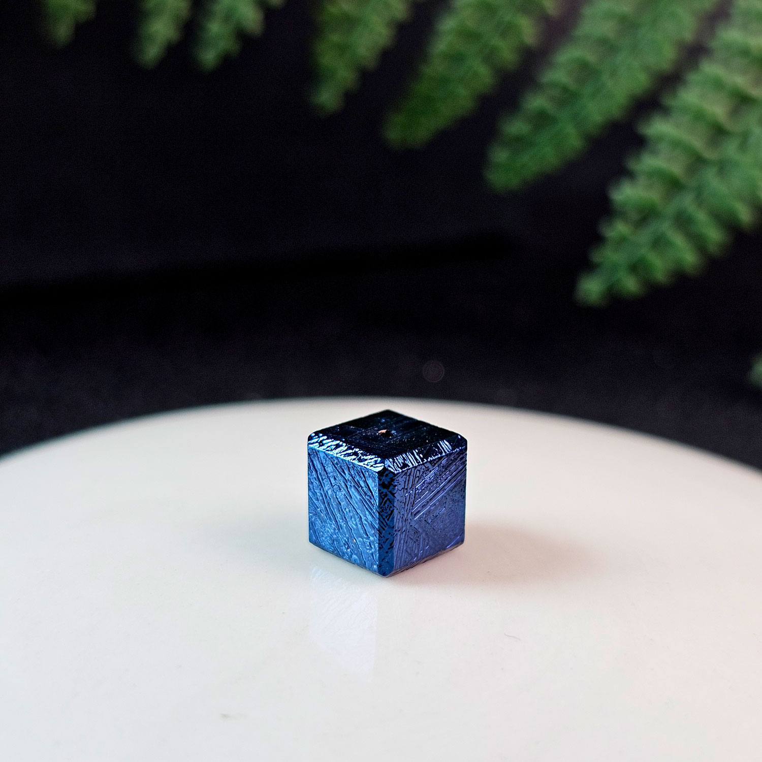 Atlay Meteorite Cube Charm - Blue