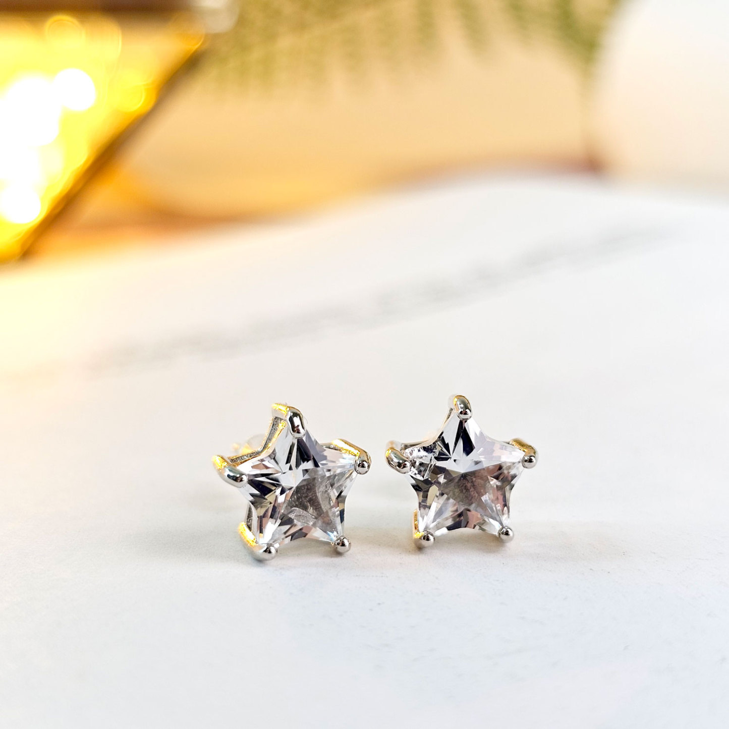 Clear Quartz Earrings