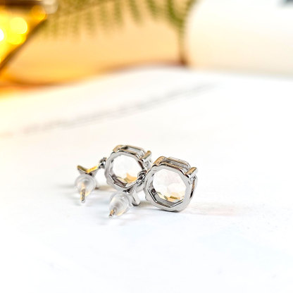 Clear Quartz Earrings