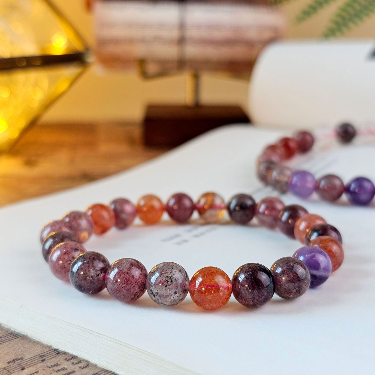 Strawberry Super Seven Bracelet