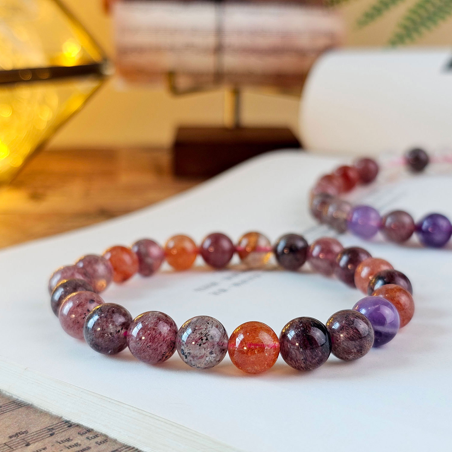 Strawberry Super Seven Bracelet