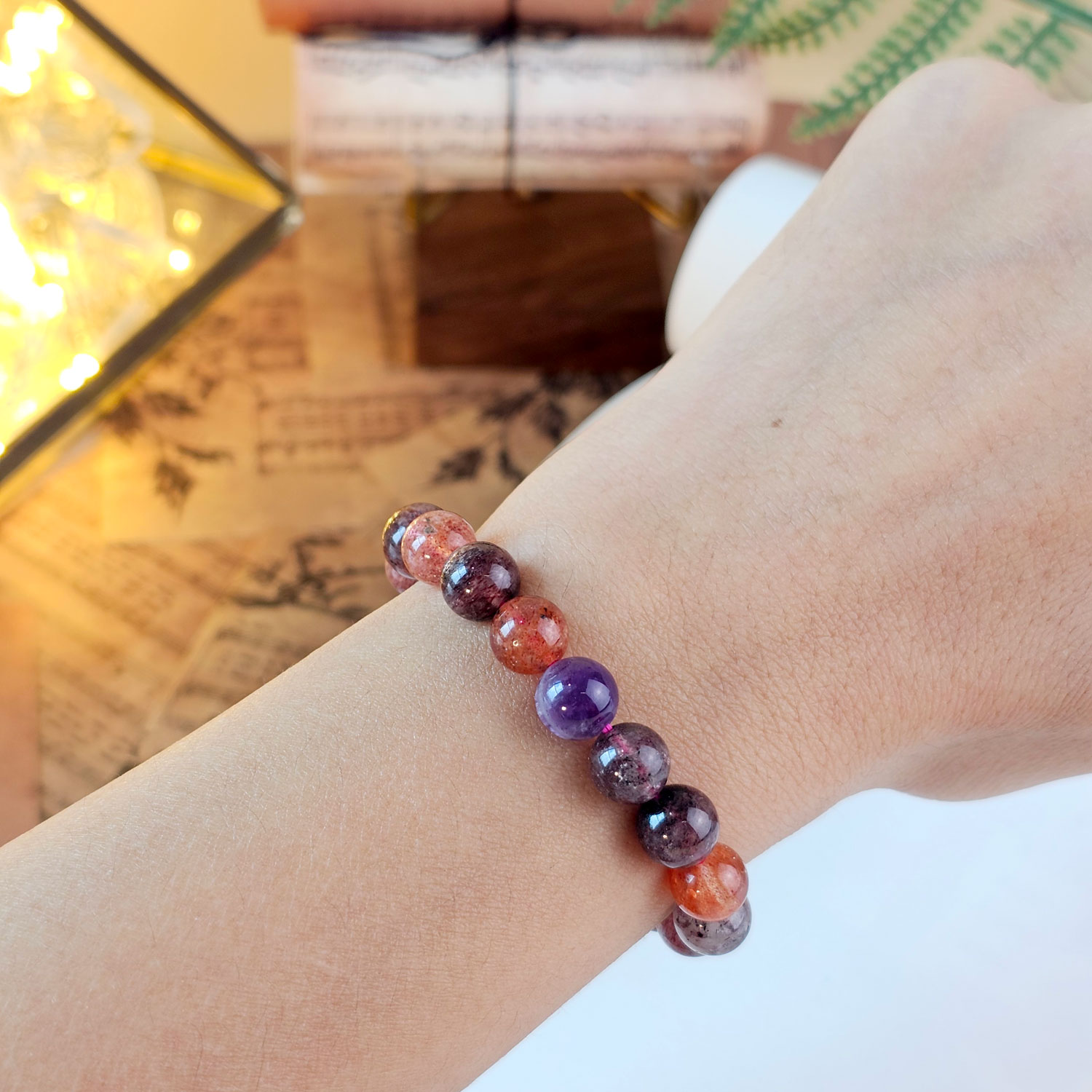 Strawberry Super Seven Bracelet