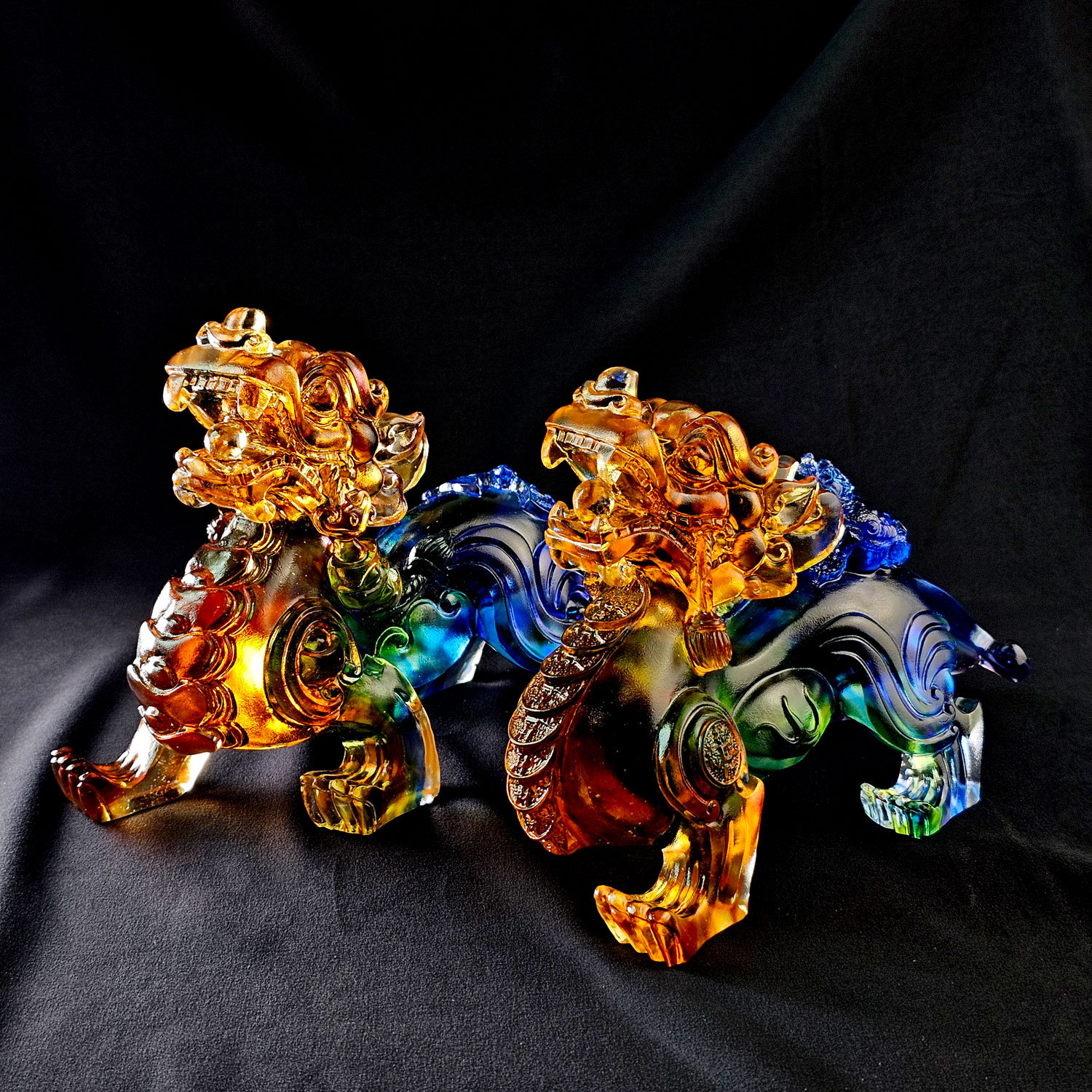 Colour Liu Li Wealth And Treasure Pi Xiu