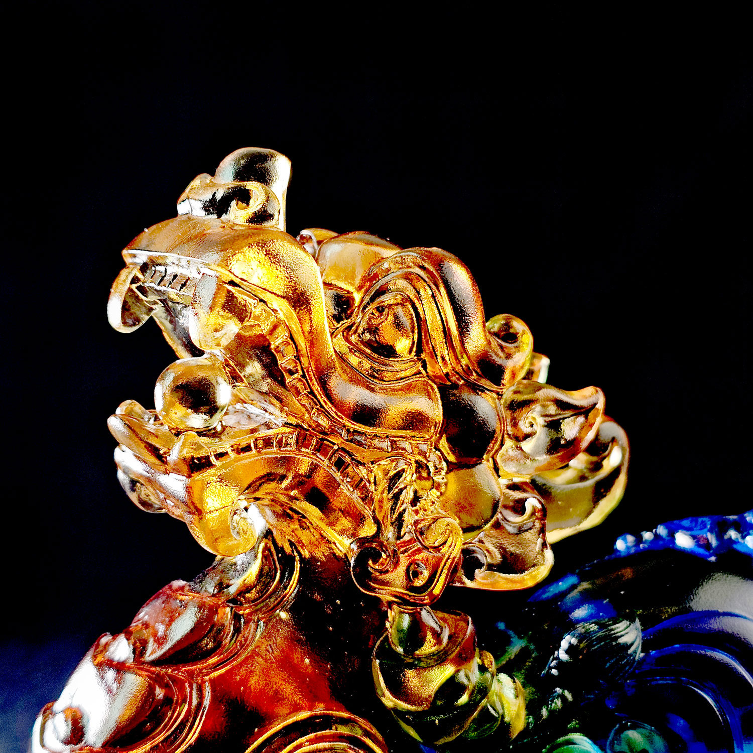 Colour Liu Li Wealth And Treasure Pi Xiu