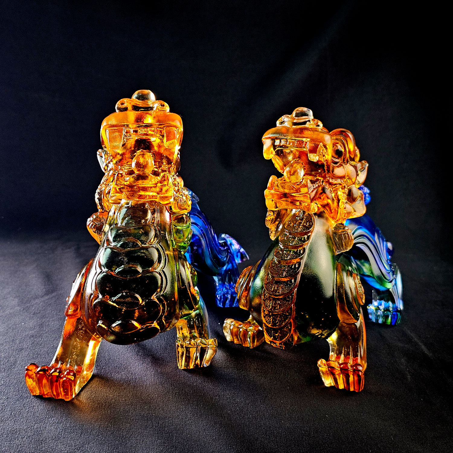 Colour Liu Li Wealth And Treasure Pi Xiu