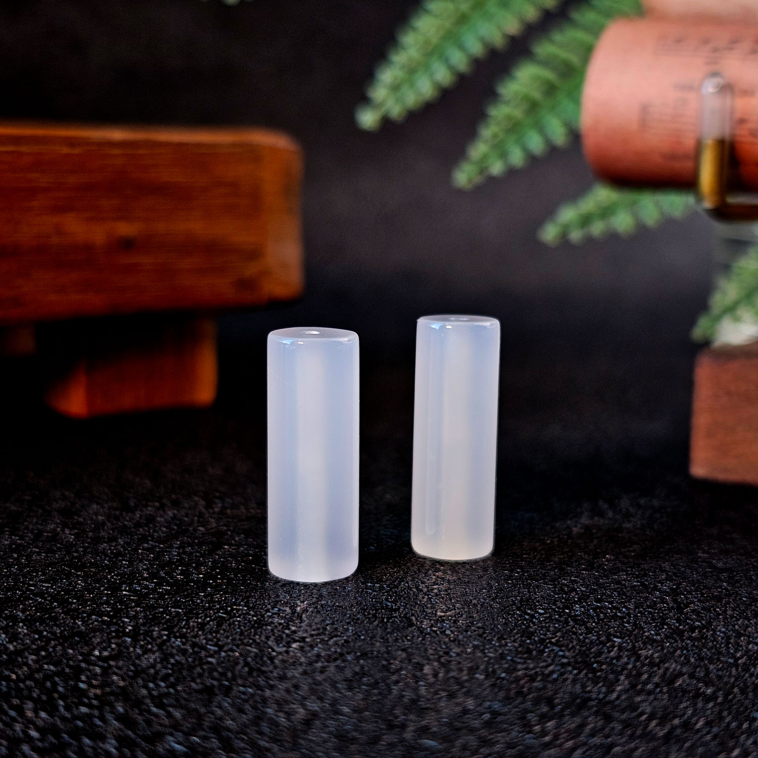 Blue Chalcedony Charm