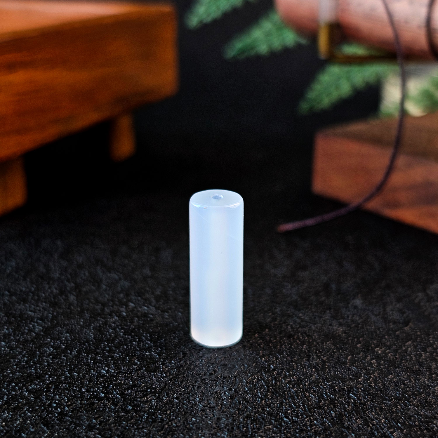 Blue Chalcedony Charm