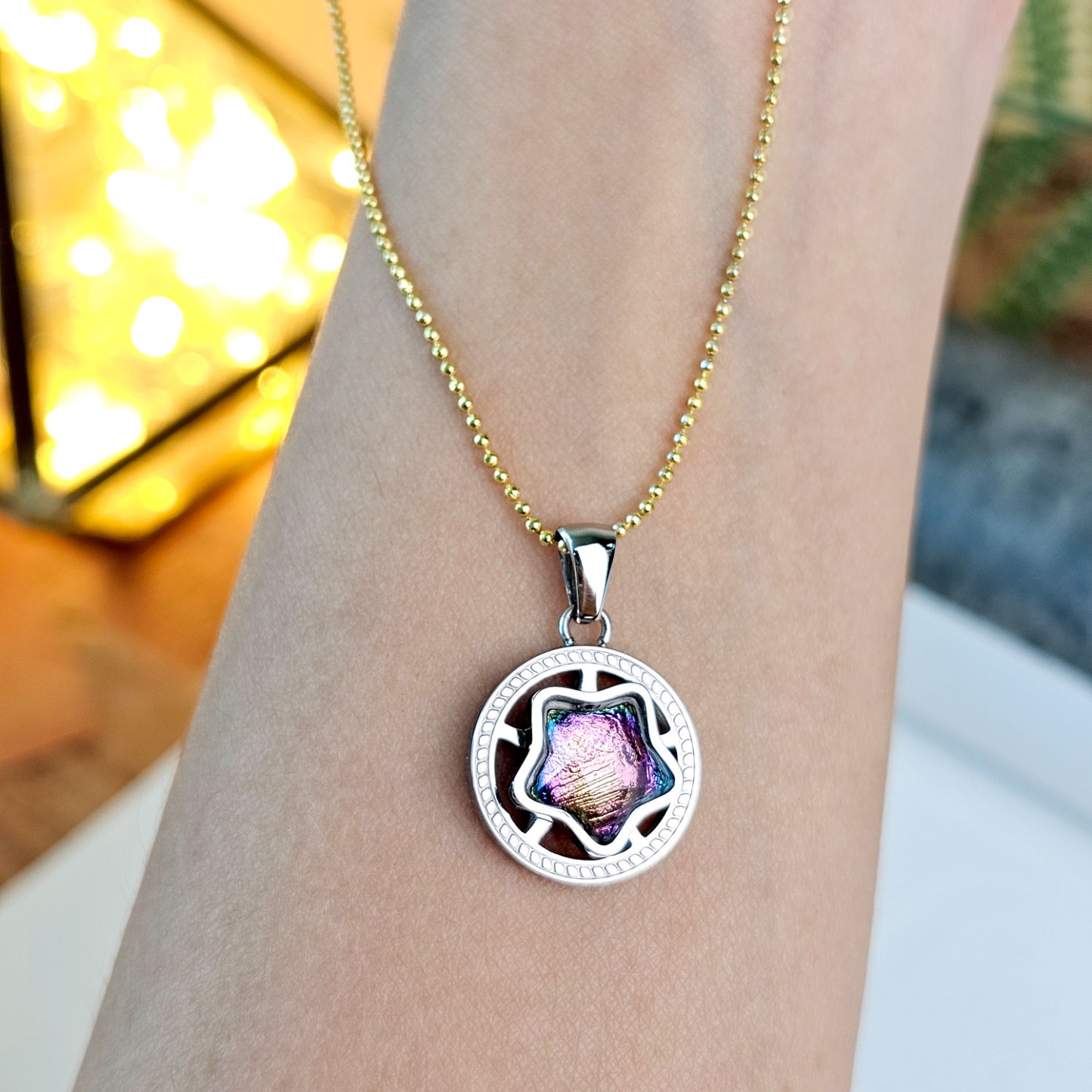 10mm Meteorite Star Pendant