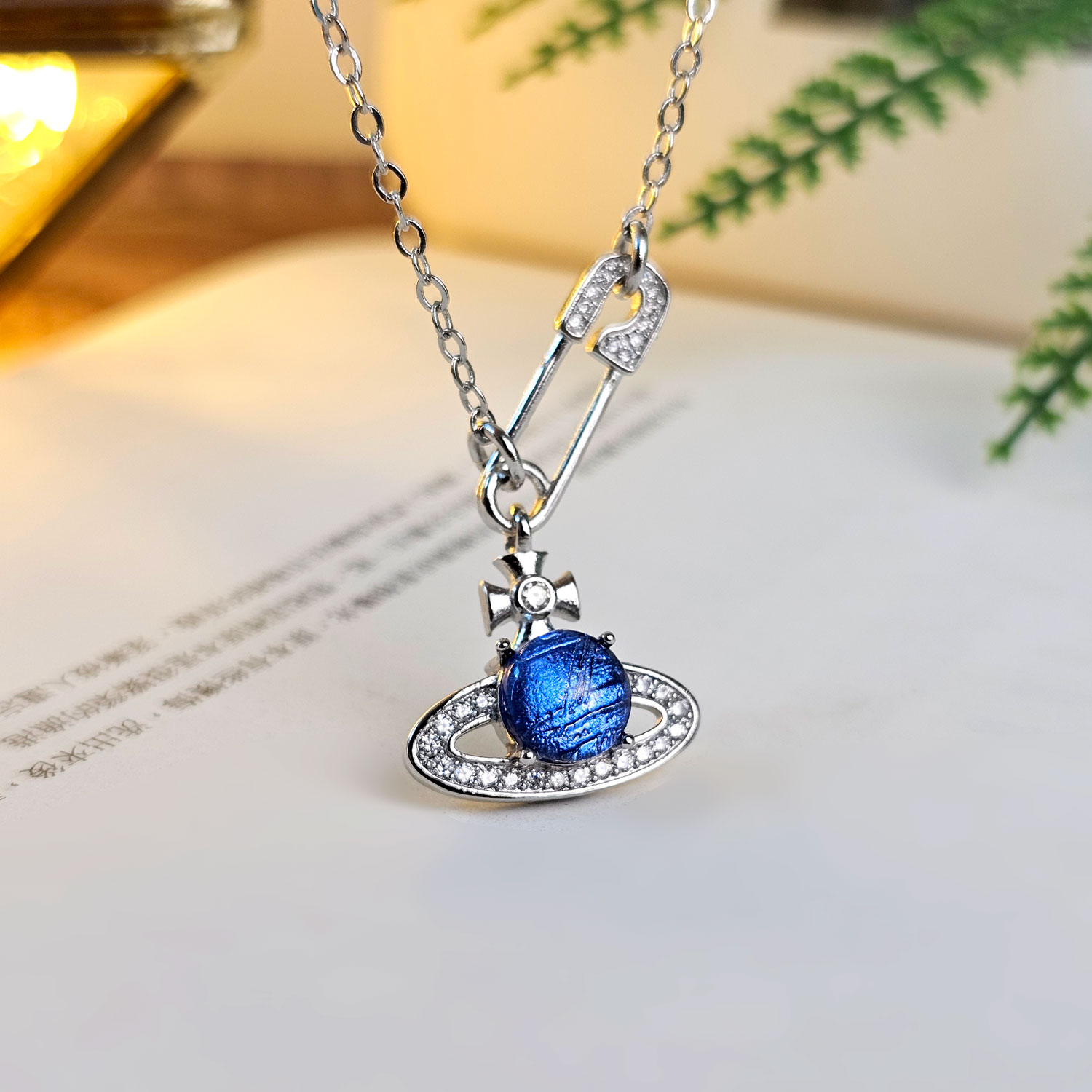 10mm Meteorite Star Planet Necklace Set