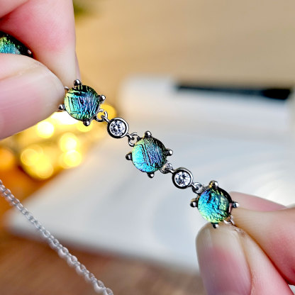 Fantasy Meteorite Bracelet with Hook