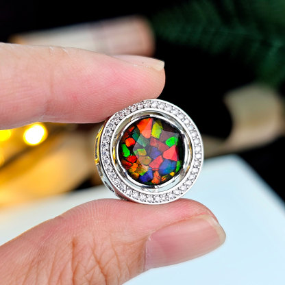 12mm Ammolite Charm