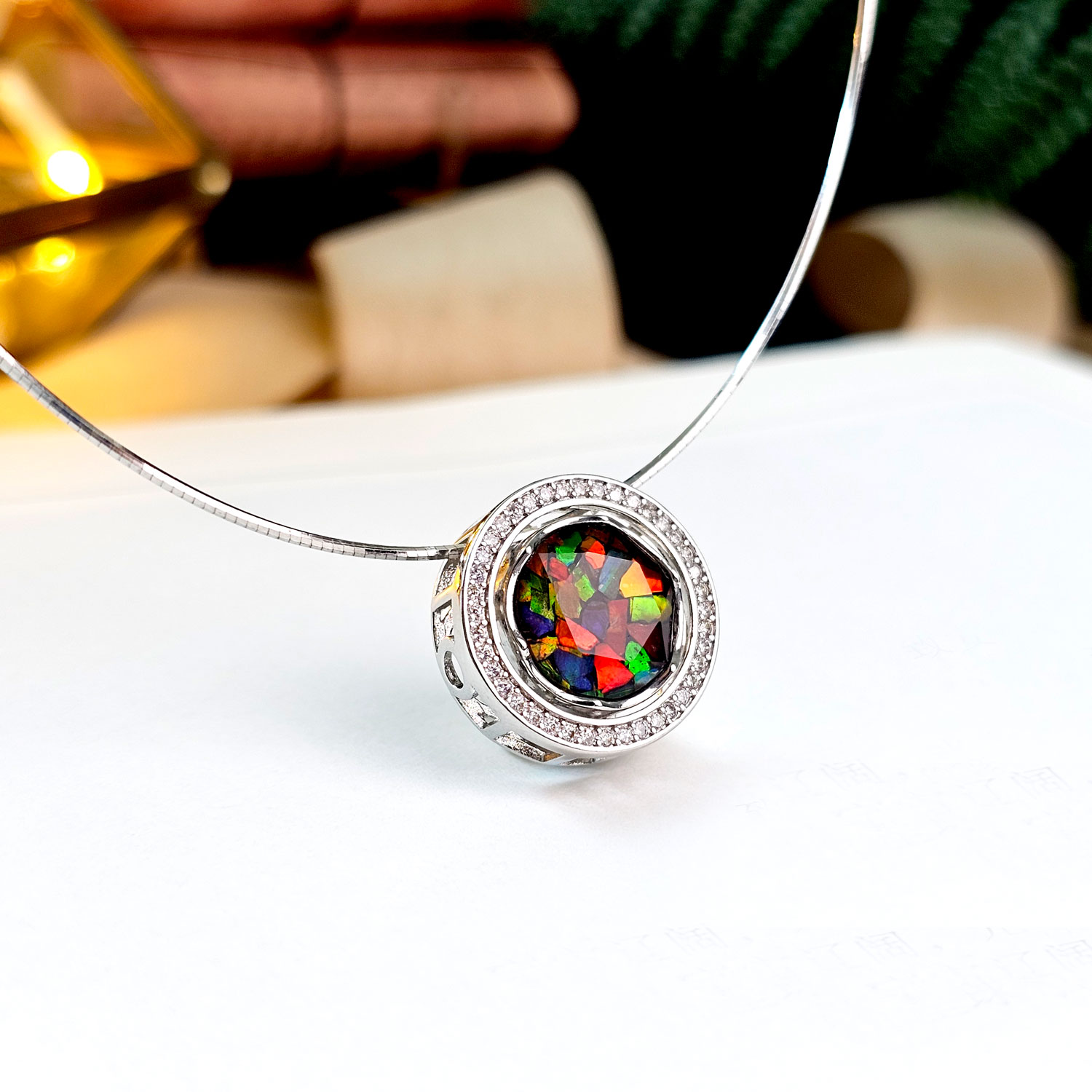 12mm Ammolite Charm