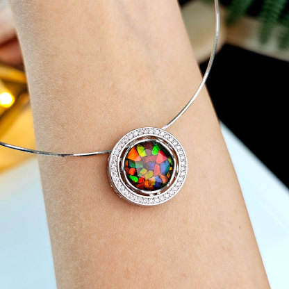 12mm Ammolite Charm