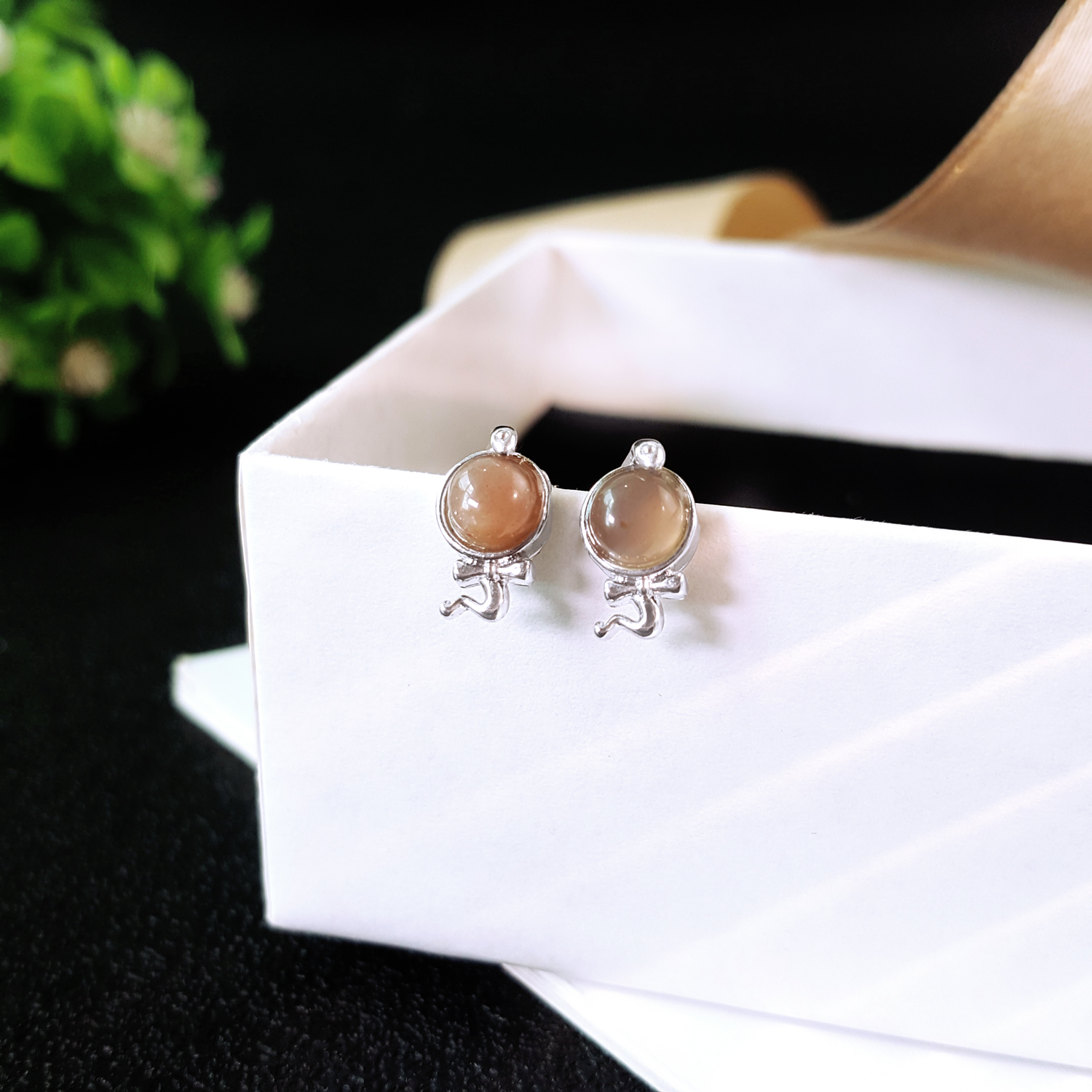 Golden Sunstone Earrings