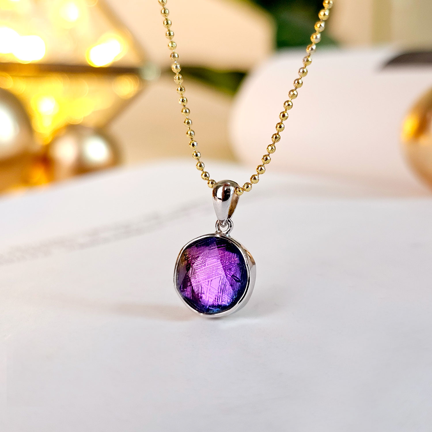 8 JAN - 10MM Meteorite DS Pendant