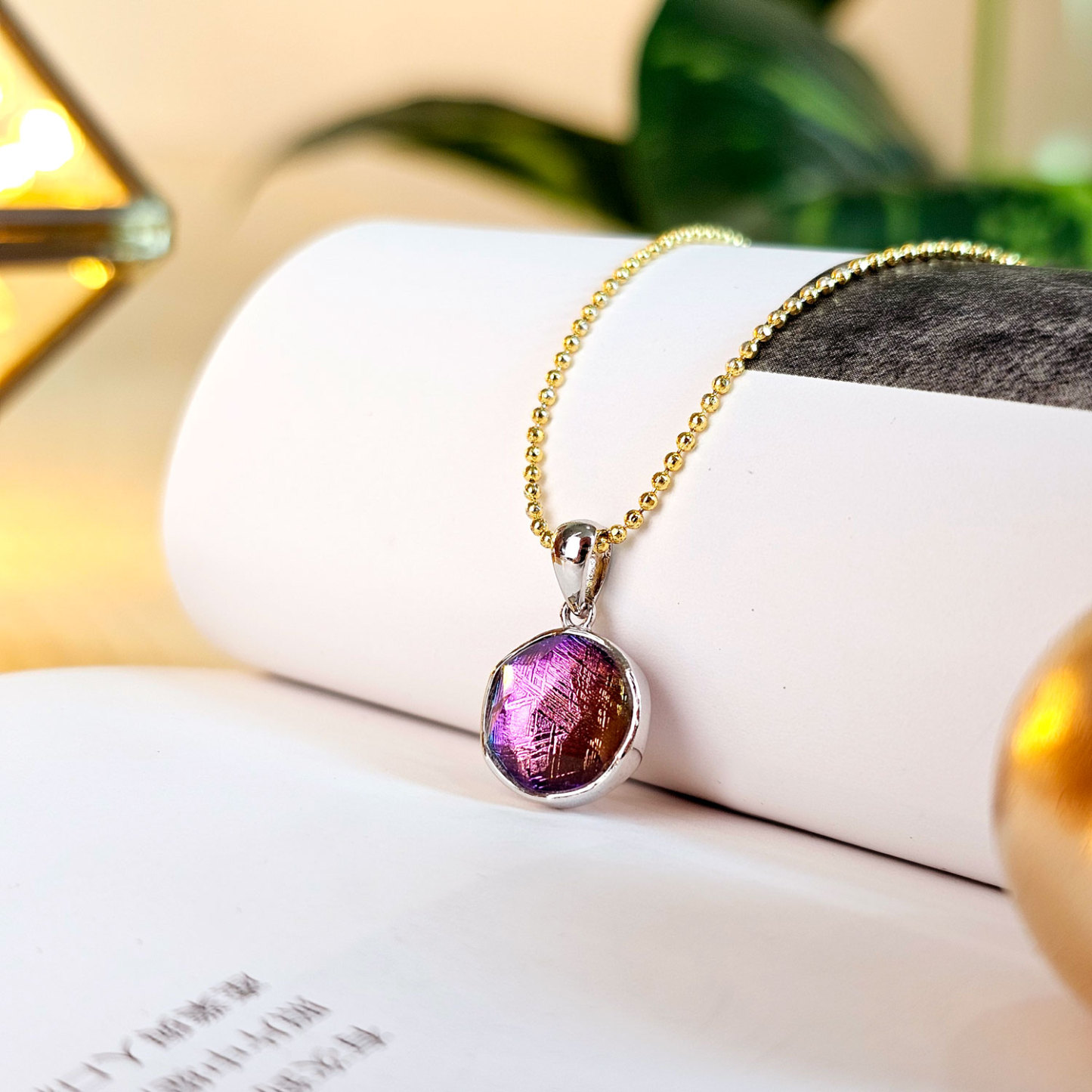 8 JAN - 10MM Meteorite DS Pendant