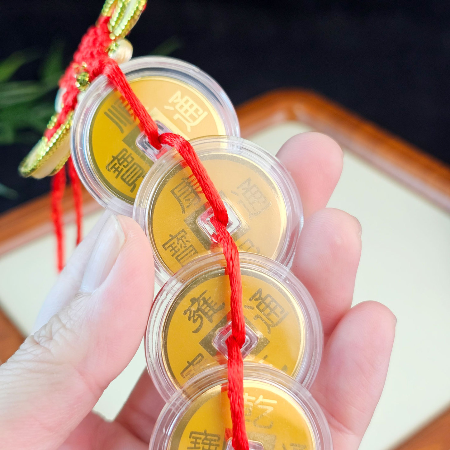 19 Jan - Five Emperiod Gold Coin Charm