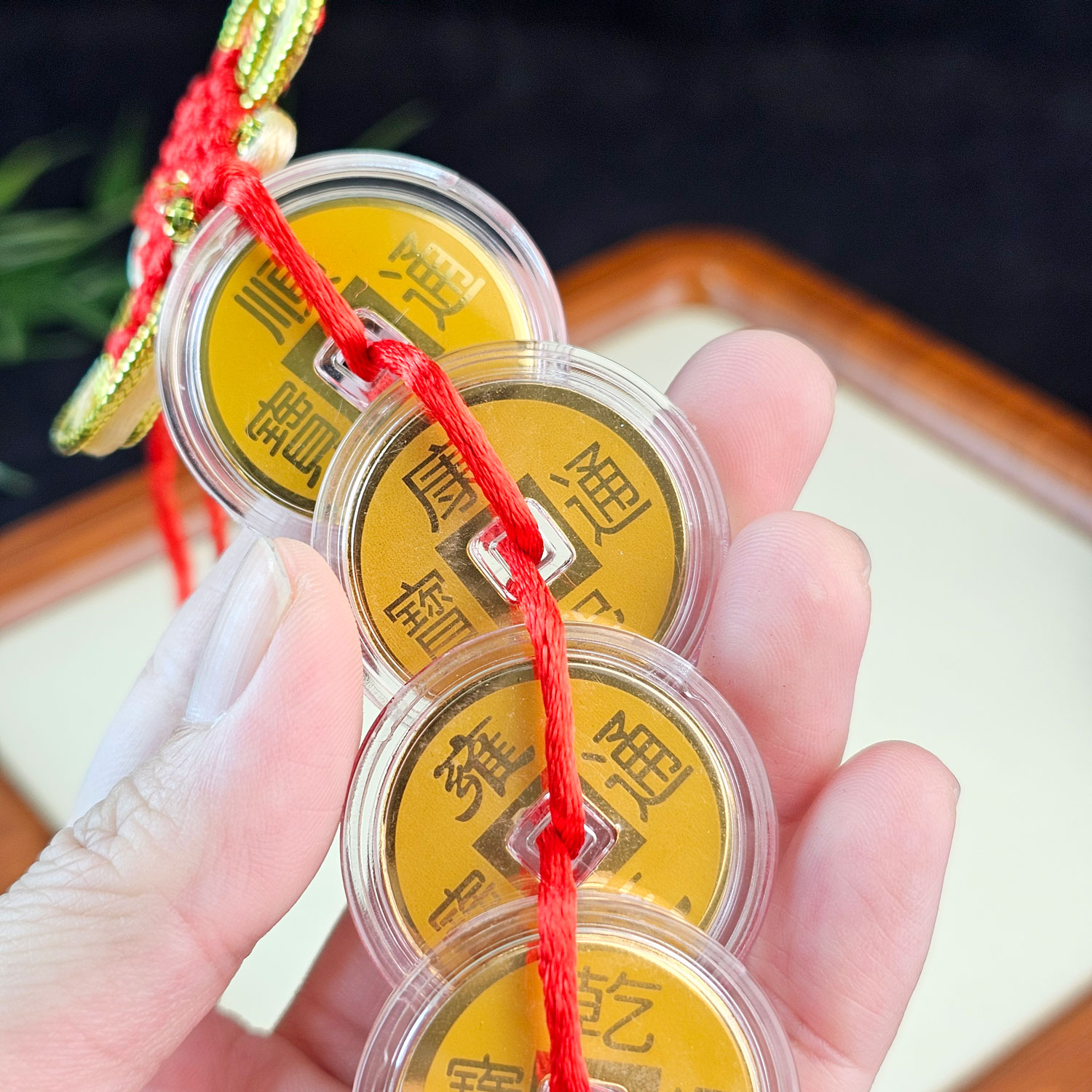 19 Jan - Five Emperiod Gold Coin Charm
