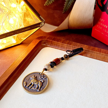 20 Jan - Zodiac Copper Keychain