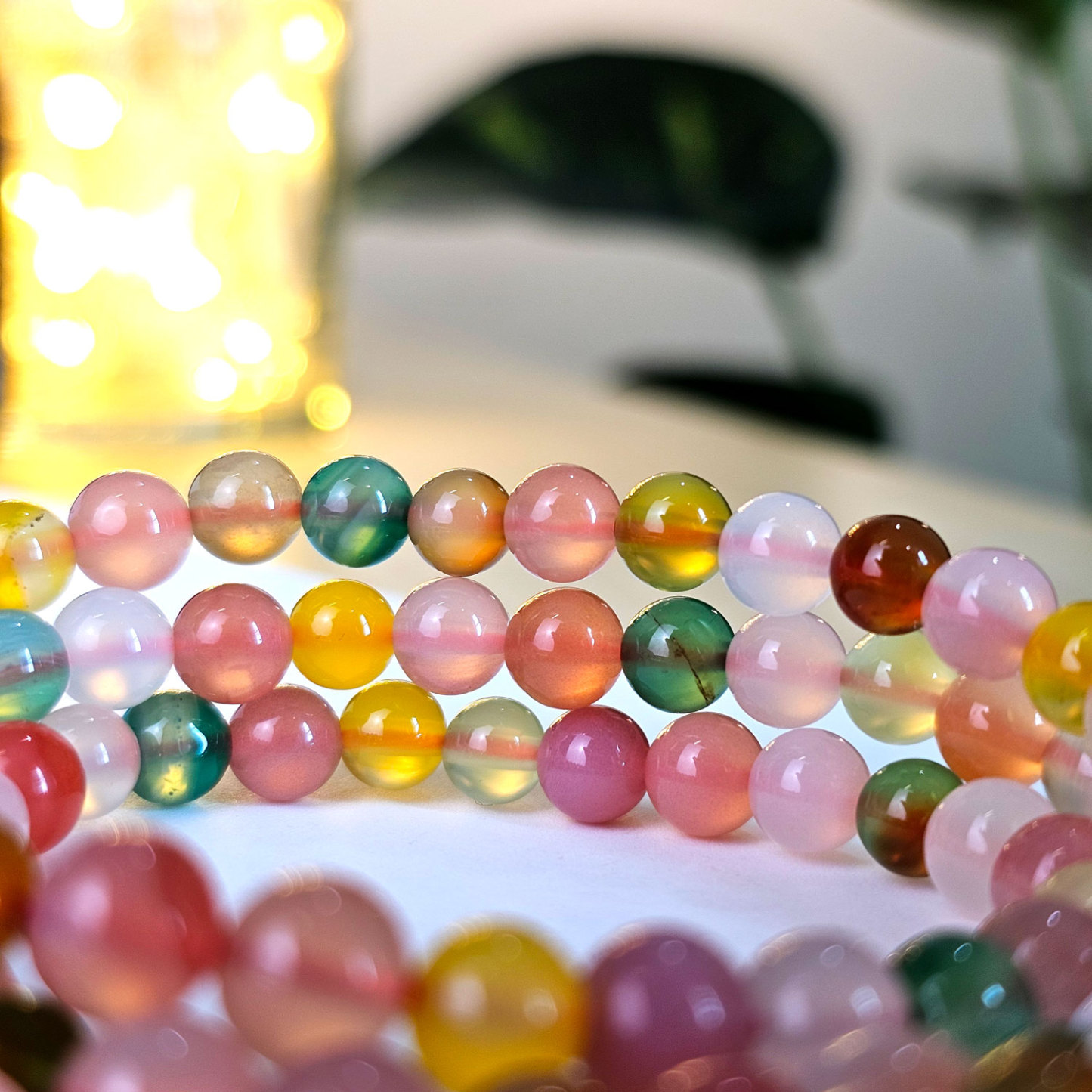 22 Jan - Yan Yaun Agate Rosary Bracelet