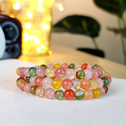 22 Jan - Yan Yaun Agate Rosary Bracelet