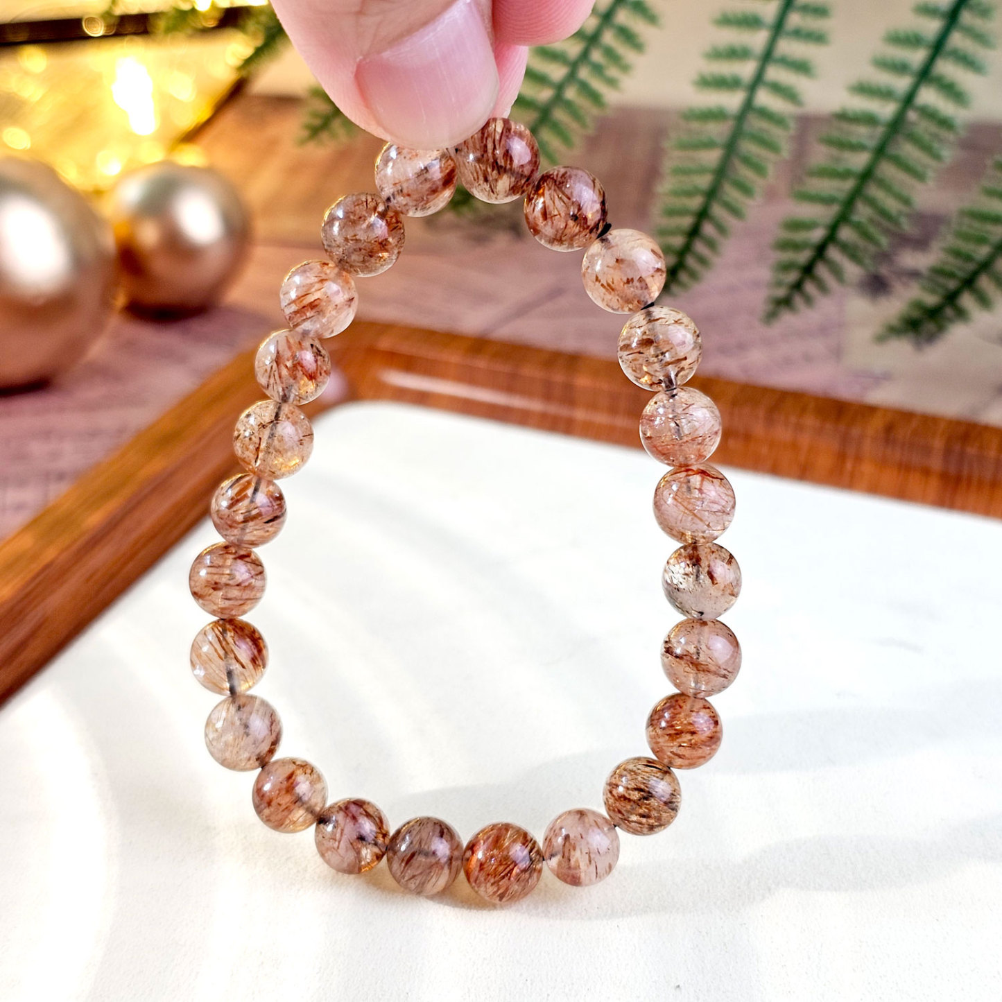 28 Jan - Black Gold Super Seven Bracelet