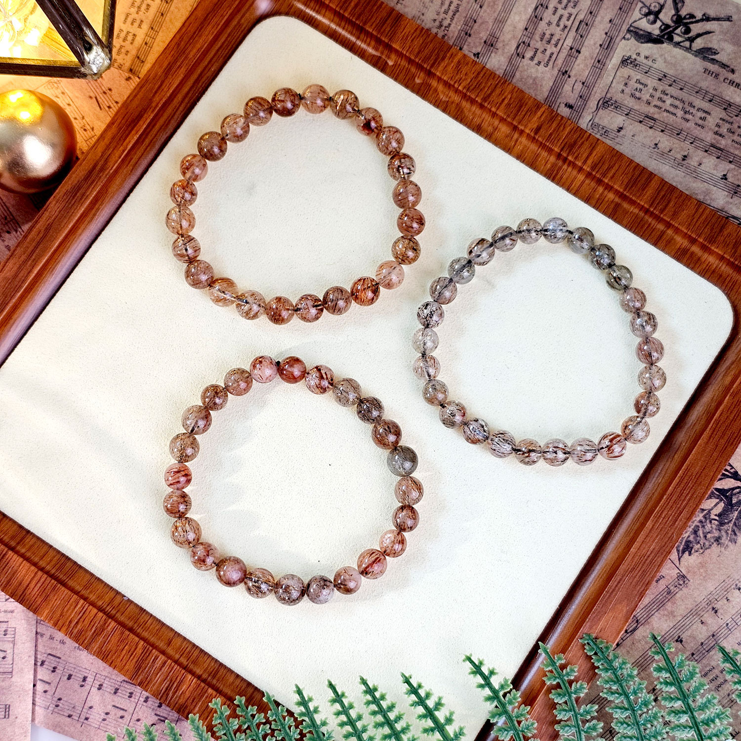 28 Jan - Black Gold Super Seven Bracelet