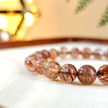 28 Jan - Black Gold Super Seven Bracelet