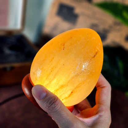 10 Feb - Salt Lamp Egg Shape