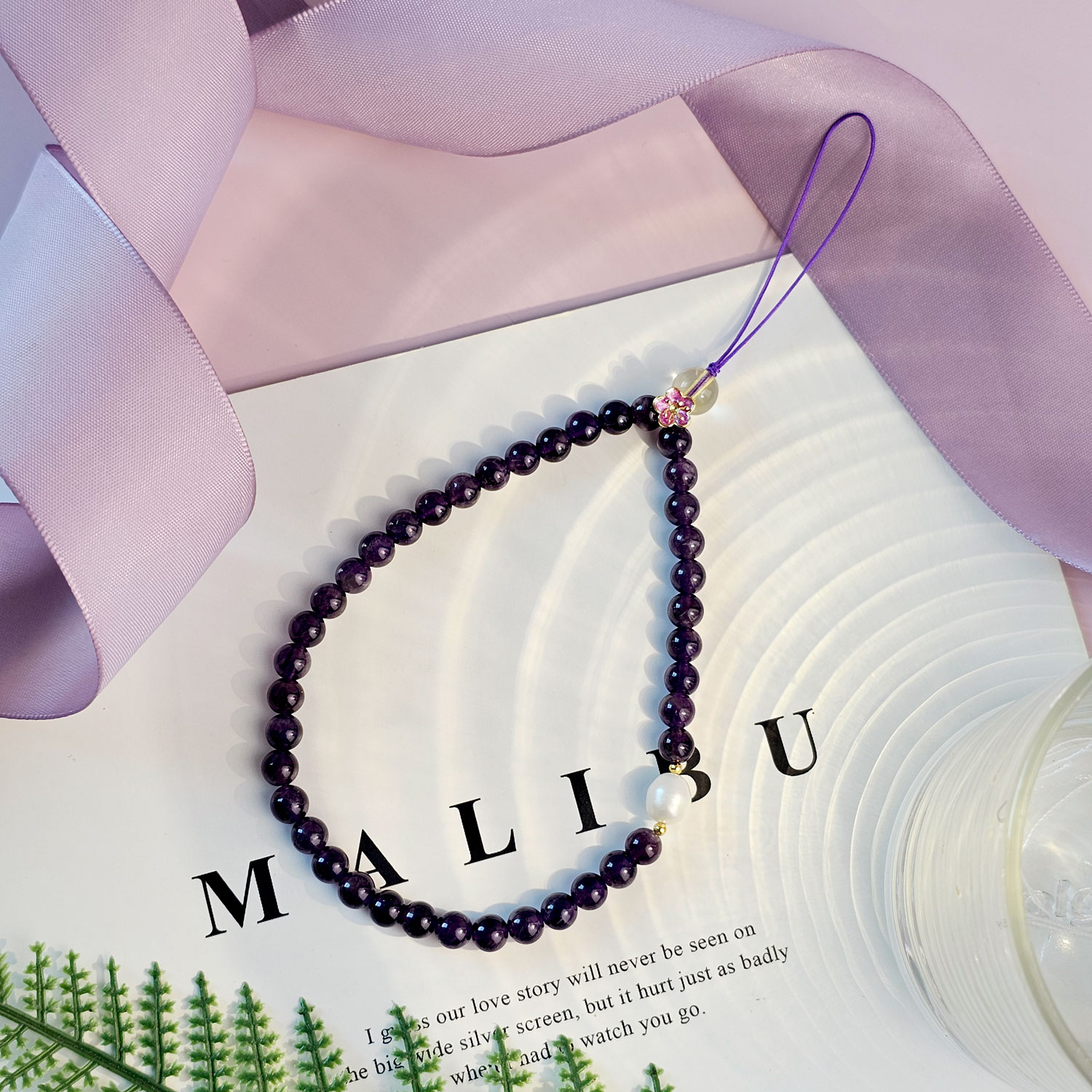 6 Feb - Amethyst Phone Hanger