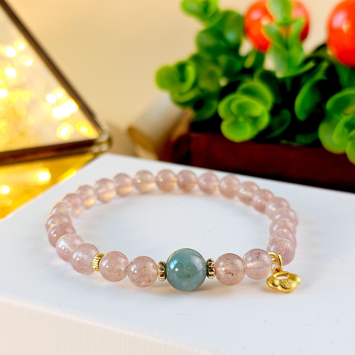 5 Feb - Strawberry Stone DIY Bracelet