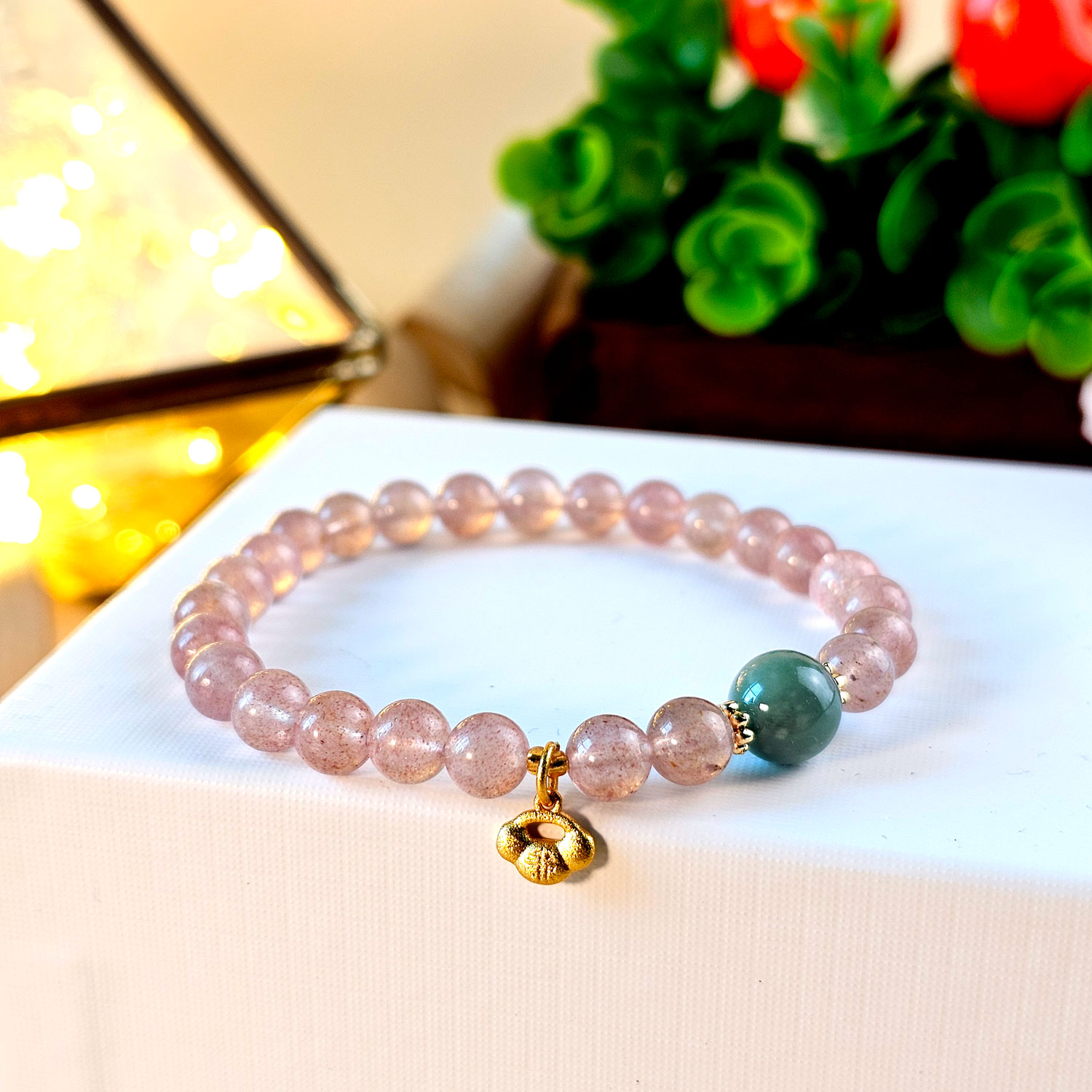 5 Feb - Strawberry Stone DIY Bracelet