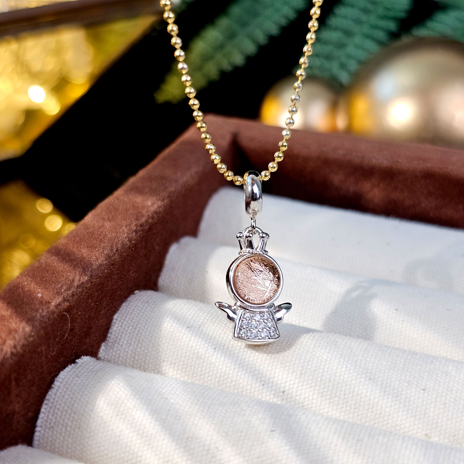 4 Feb - Meteorite Little Angel Pendant