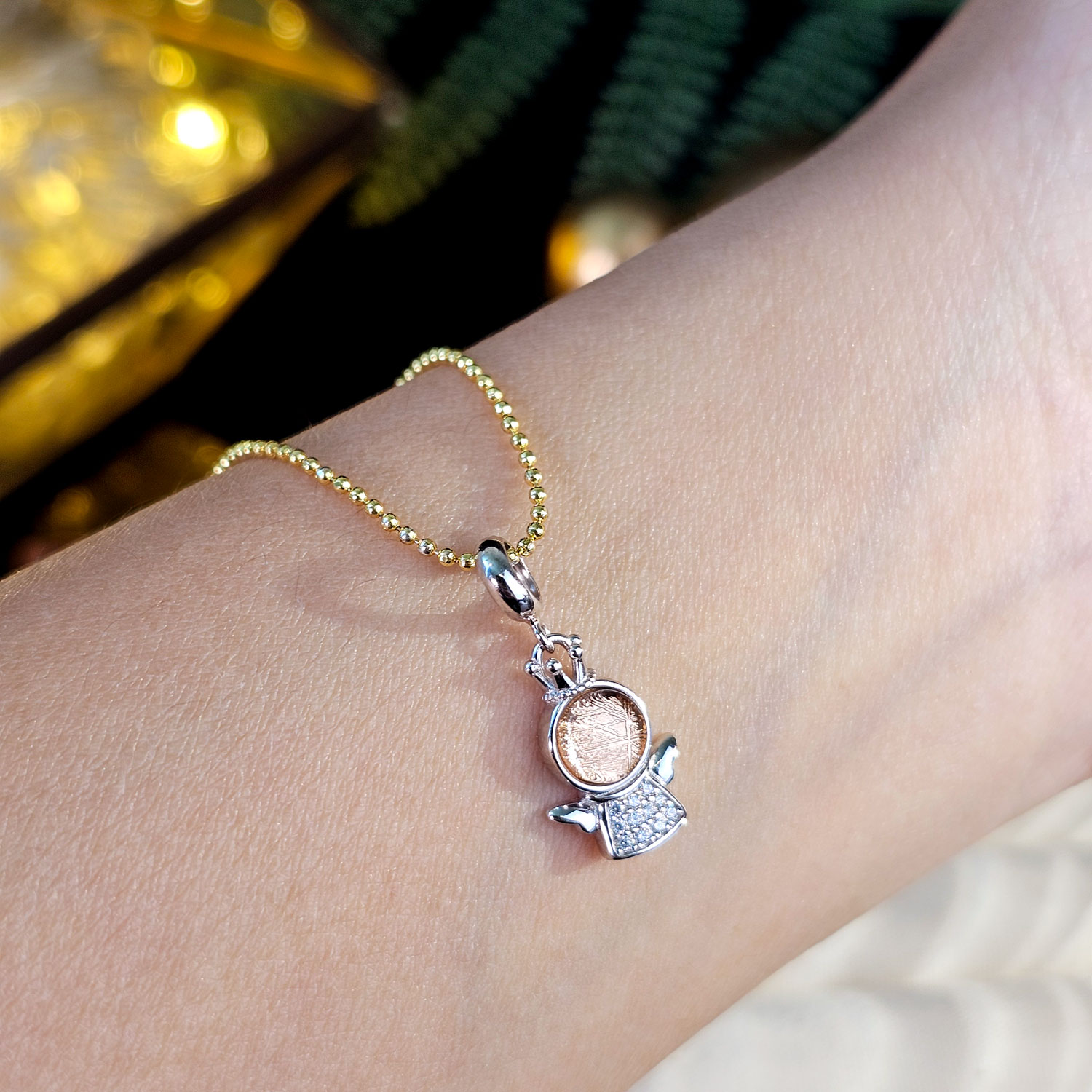 4 Feb - Meteorite Little Angel Pendant