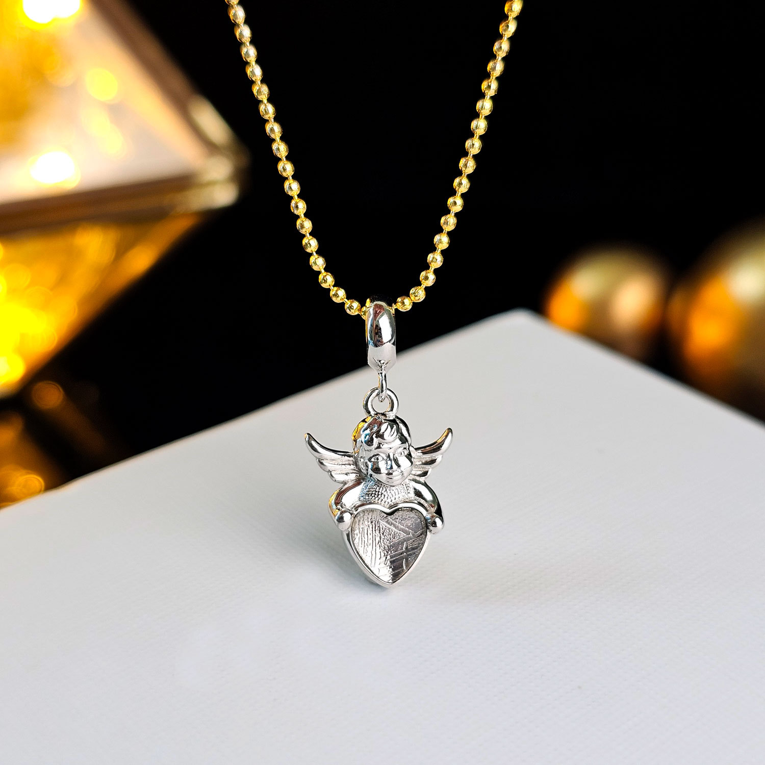 9 Feb - Meteorite Angel Pendant