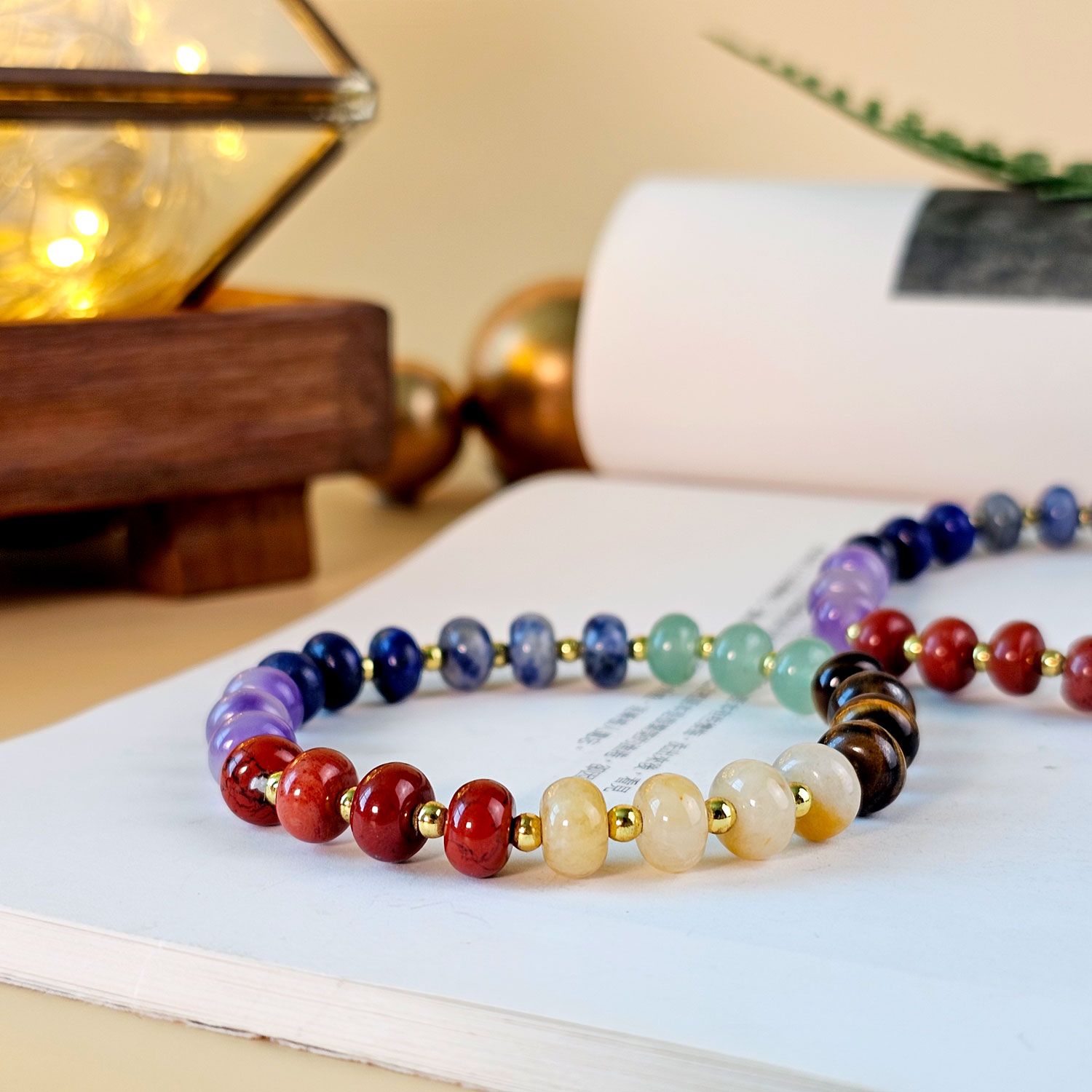 9 Feb - Saven Chakra Design Bracelet